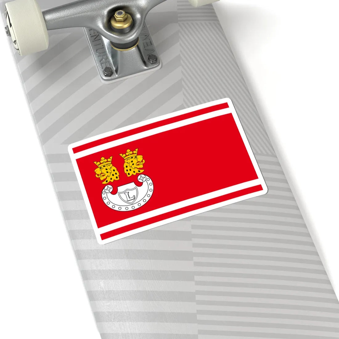 POL gmina Jastkow flag (Poland) STICKER Vinyl Kiss-Cut Decal - The Sticker Space