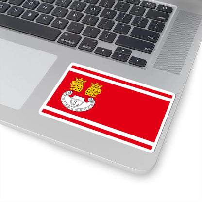 POL gmina Jastkow flag (Poland) STICKER Vinyl Kiss-Cut Decal - The Sticker Space