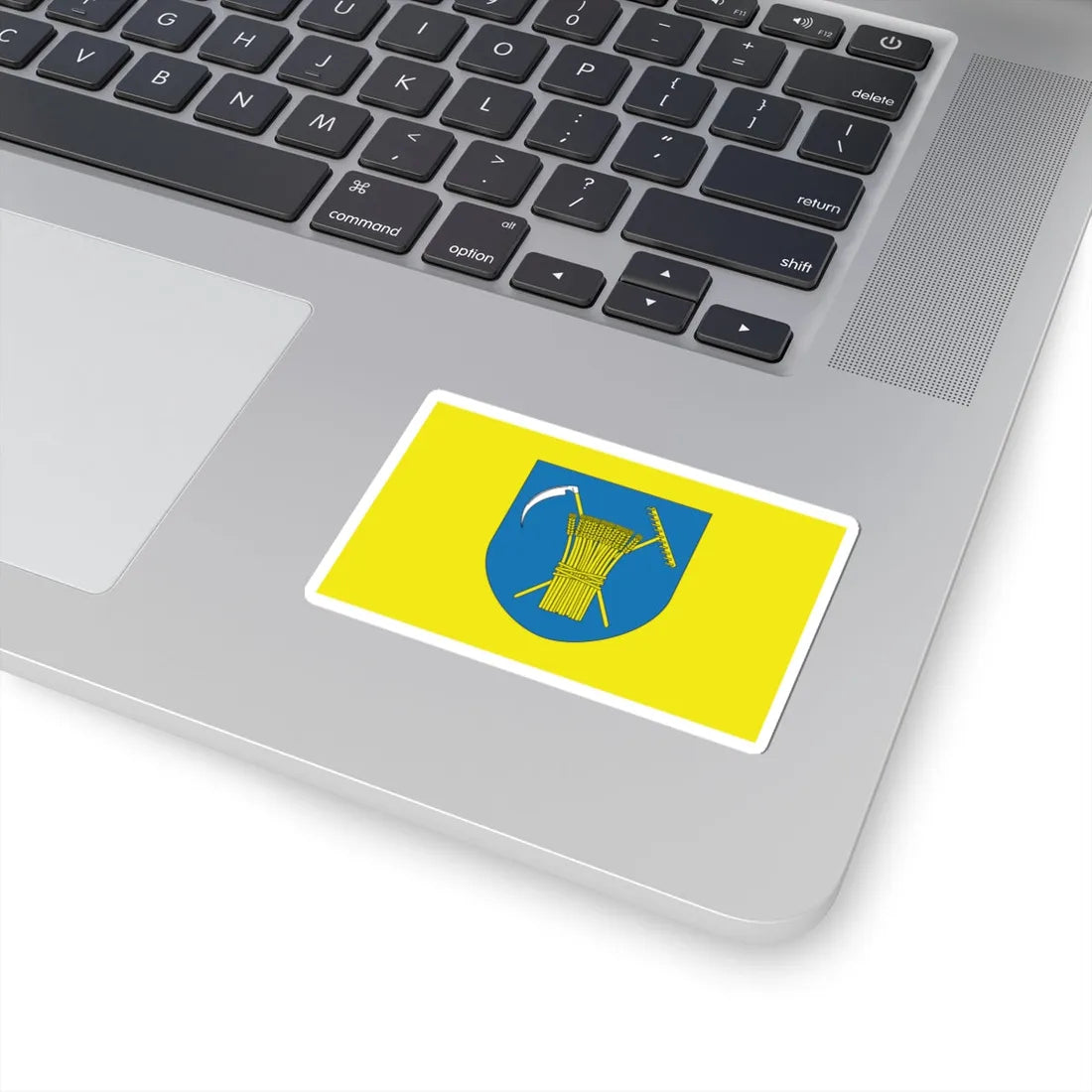 POL gmina Jaworze flag (Poland) STICKER Vinyl Kiss-Cut Decal - The Sticker Space