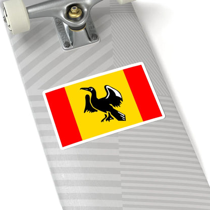 POL gmina Jedwabno flag (Poland) STICKER Vinyl Kiss-Cut Decal - The Sticker Space