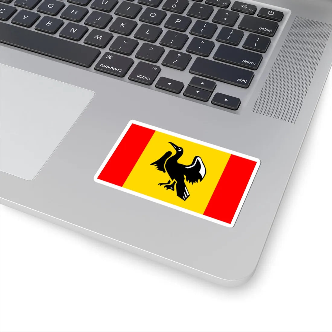 POL gmina Jedwabno flag (Poland) STICKER Vinyl Kiss-Cut Decal - The Sticker Space