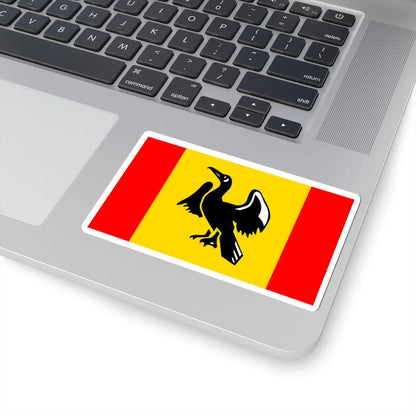 POL gmina Jedwabno flag (Poland) STICKER Vinyl Kiss-Cut Decal - The Sticker Space