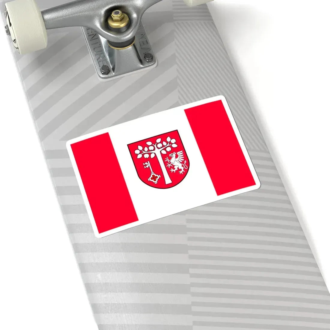 POL gmina Jodłownik flag (Poland) STICKER Vinyl Kiss-Cut Decal - The Sticker Space