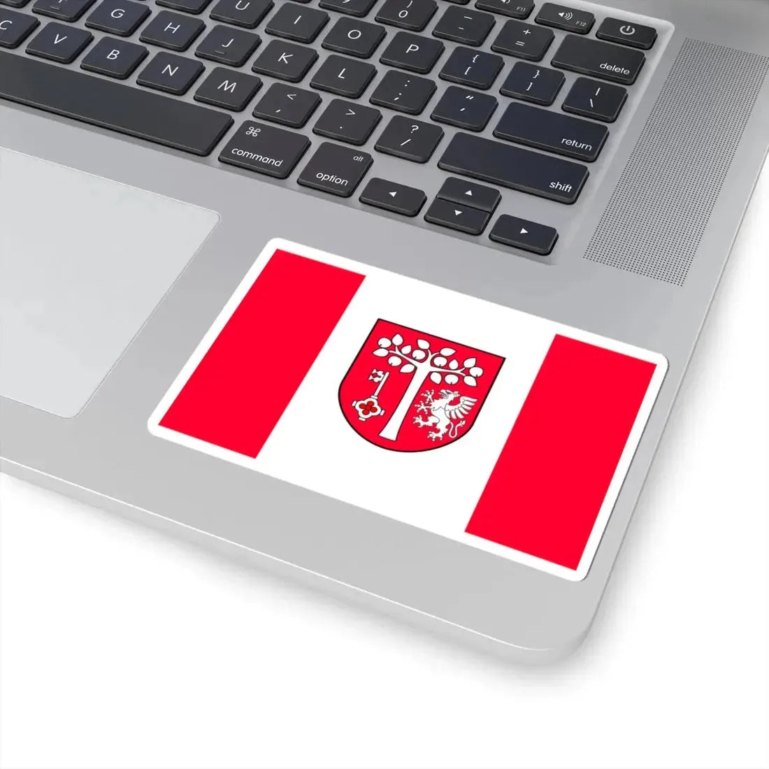 POL gmina Jodłownik flag (Poland) STICKER Vinyl Kiss-Cut Decal - The Sticker Space