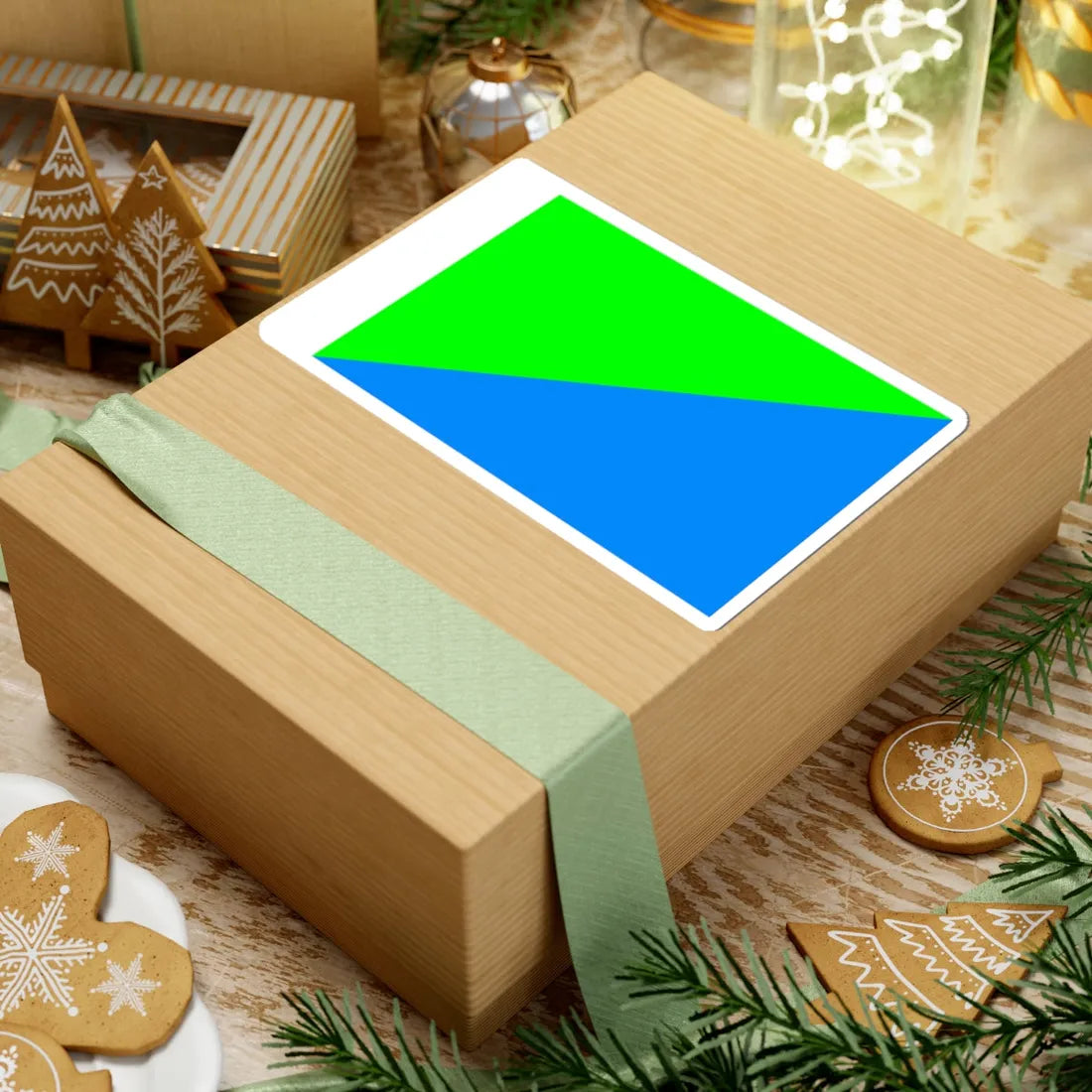 POL gmina Kepice flag (Poland) STICKER Vinyl Kiss-Cut Decal - The Sticker Space