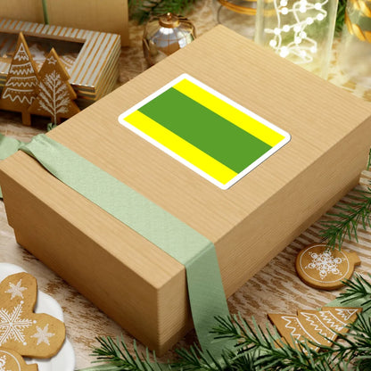 POL gmina Kleszczow flag (Poland) STICKER Vinyl Kiss-Cut Decal - The Sticker Space