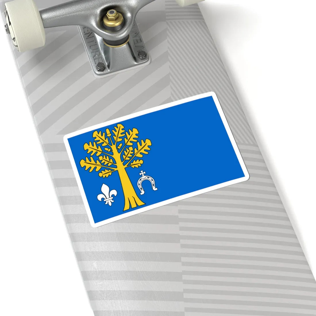 POL gmina Kluki flag (Poland) STICKER Vinyl Kiss-Cut Decal - The Sticker Space