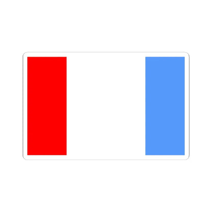 POL gmina Kołbaskowo flag (Poland) STICKER Vinyl Kiss-Cut Decal 3 Inch White - The Sticker Space