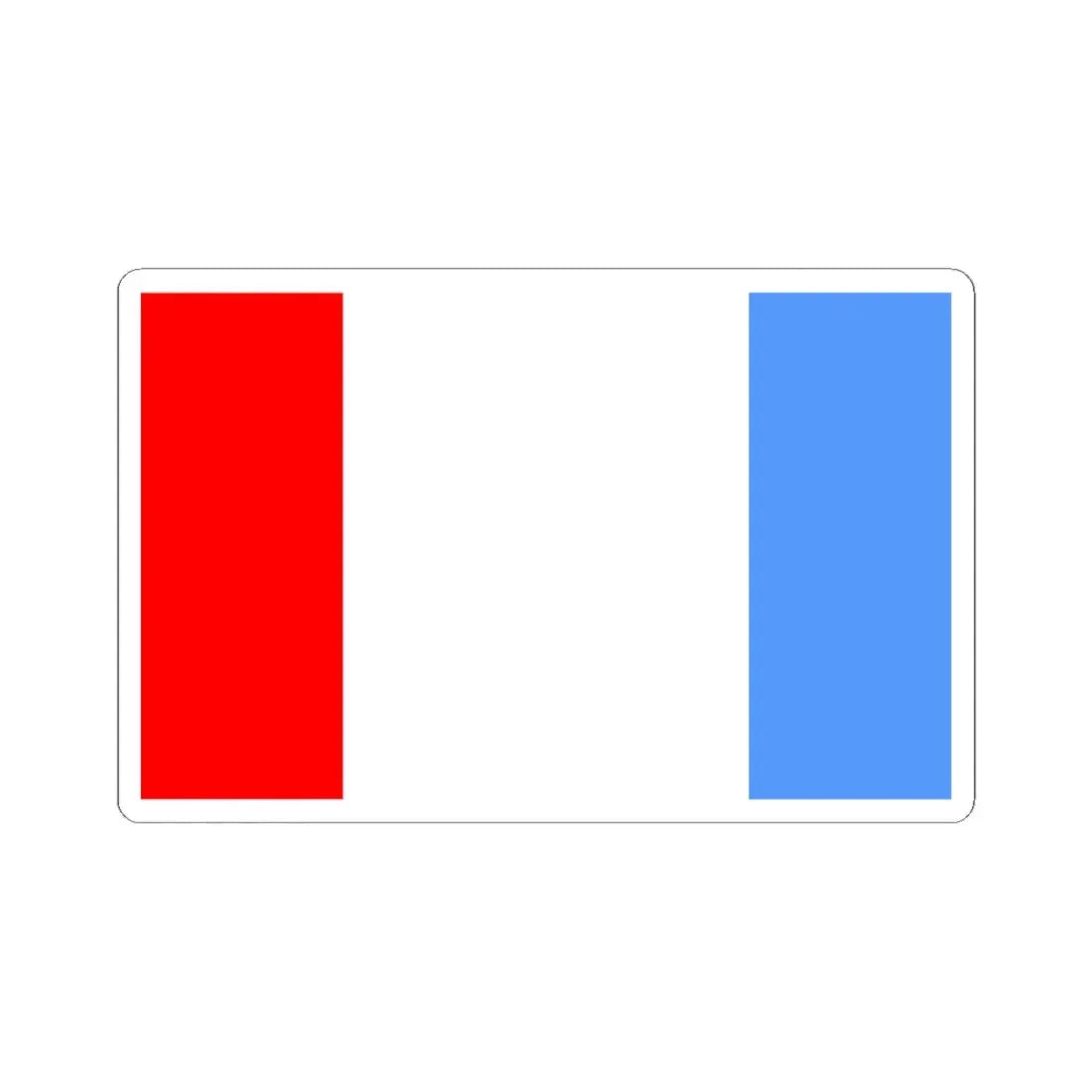 POL gmina Kołbaskowo flag (Poland) STICKER Vinyl Kiss-Cut Decal 6 Inch White - The Sticker Space