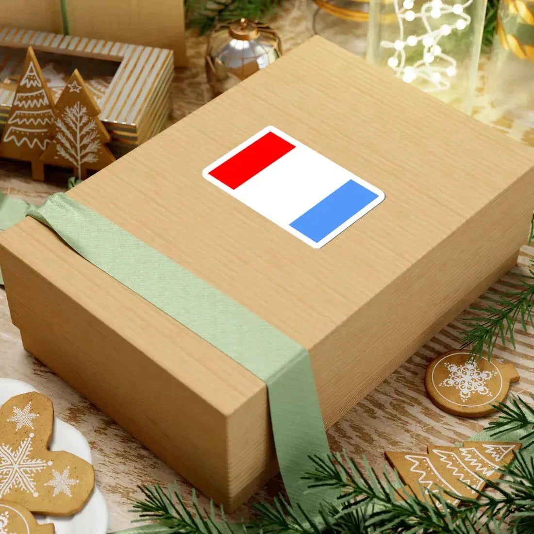 POL gmina Kołbaskowo flag (Poland) STICKER Vinyl Kiss-Cut Decal - The Sticker Space