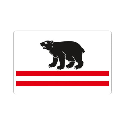 POL gmina Kłoczew flag (Poland) STICKER Vinyl Kiss-Cut Decal 4 Inch White - The Sticker Space