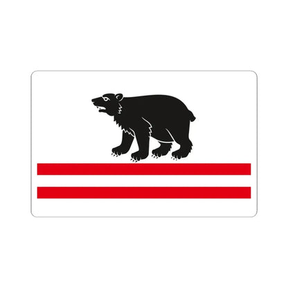 POL gmina Kłoczew flag (Poland) STICKER Vinyl Kiss-Cut Decal 6 Inch White - The Sticker Space