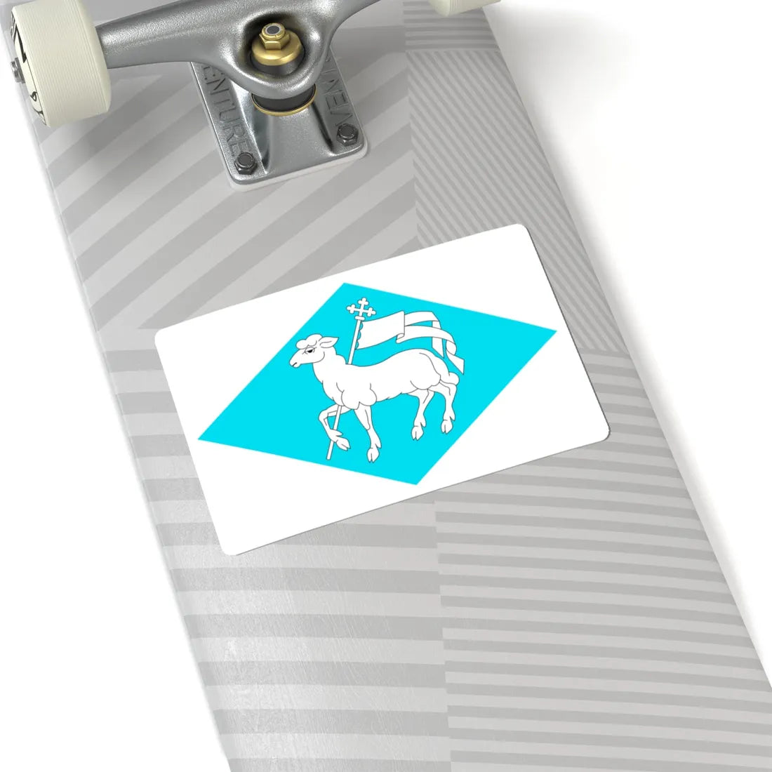 POL gmina Latowicz flag (Poland) STICKER Vinyl Kiss-Cut Decal - The Sticker Space