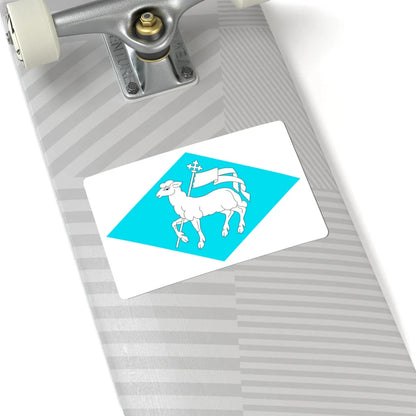 POL gmina Latowicz flag (Poland) STICKER Vinyl Kiss-Cut Decal - The Sticker Space