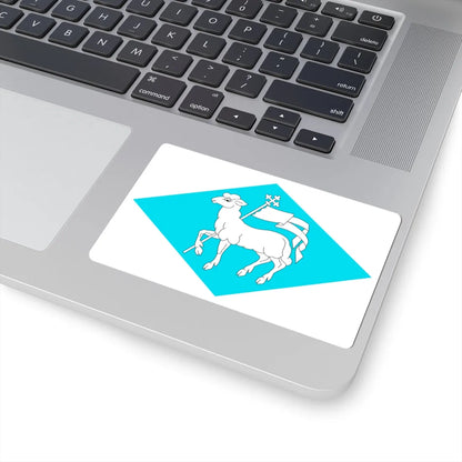 POL gmina Latowicz flag (Poland) STICKER Vinyl Kiss-Cut Decal - The Sticker Space