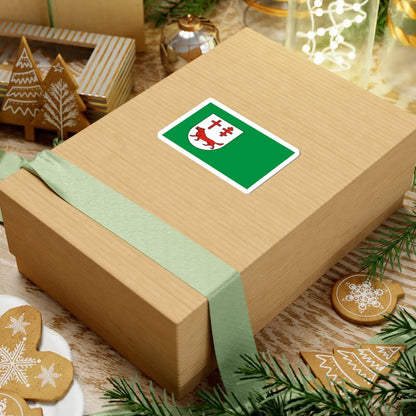 POL gmina Lelkowo flag (Poland) STICKER Vinyl Kiss-Cut Decal - The Sticker Space