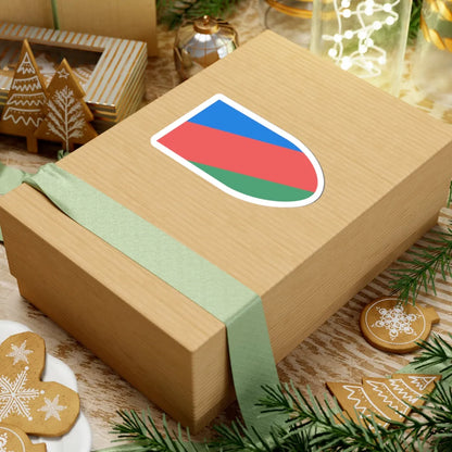 POL gmina Lesna flag (Poland) STICKER Vinyl Kiss-Cut Decal - The Sticker Space