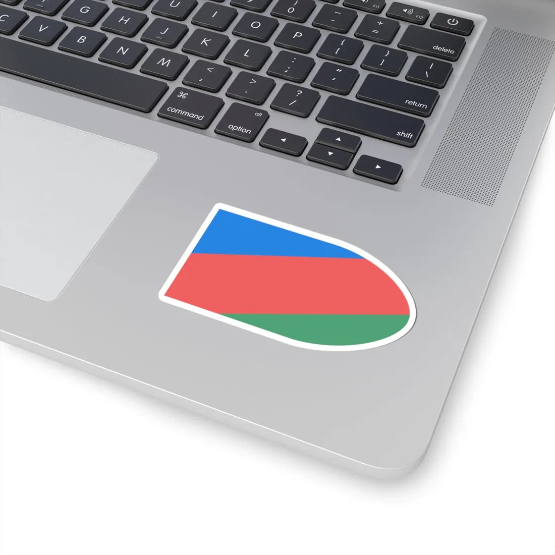 POL gmina Lesna flag (Poland) STICKER Vinyl Kiss-Cut Decal - The Sticker Space
