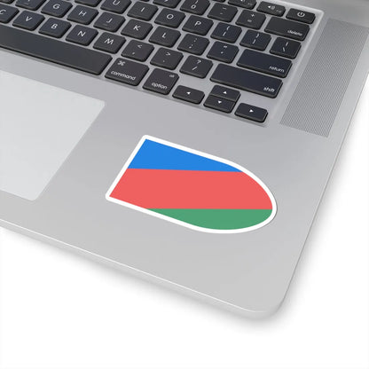 POL gmina Lesna flag (Poland) STICKER Vinyl Kiss-Cut Decal - The Sticker Space