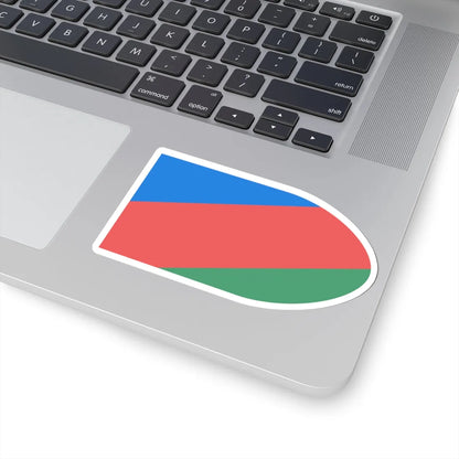 POL gmina Lesna flag (Poland) STICKER Vinyl Kiss-Cut Decal - The Sticker Space