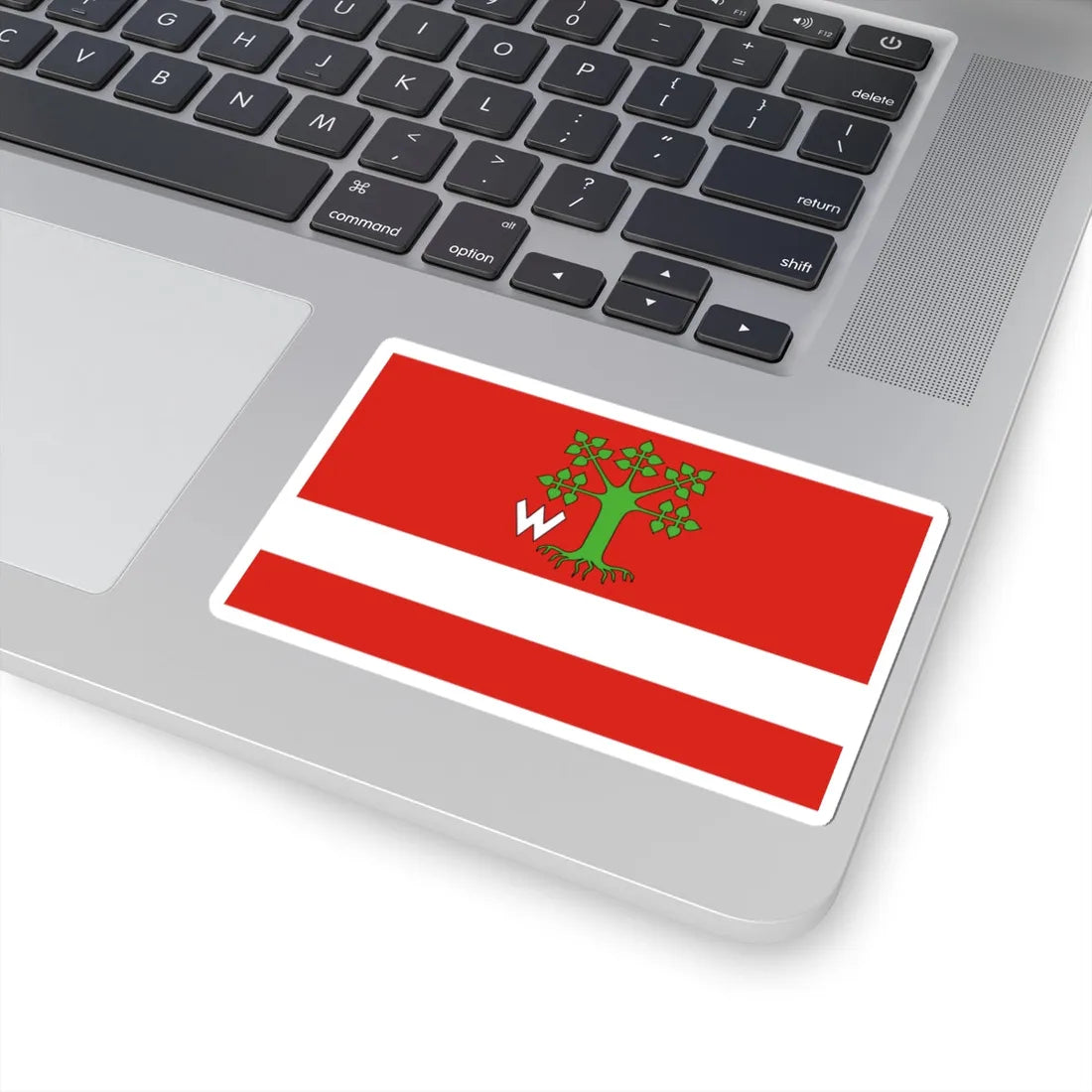 POL gmina Lipie flag (Poland) STICKER Vinyl Kiss-Cut Decal - The Sticker Space