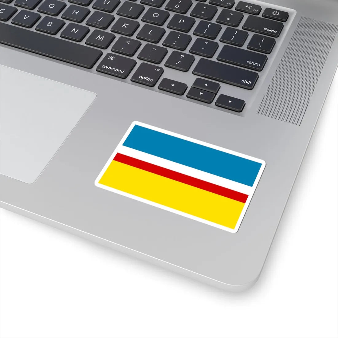 POL gmina Lubochnia flag (Poland) STICKER Vinyl Kiss-Cut Decal - The Sticker Space