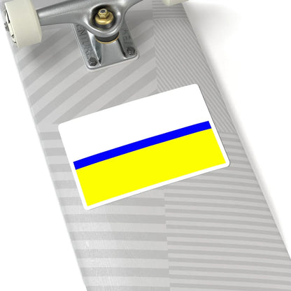 POL gmina Lubrza flag (Poland) STICKER Vinyl Kiss-Cut Decal - The Sticker Space