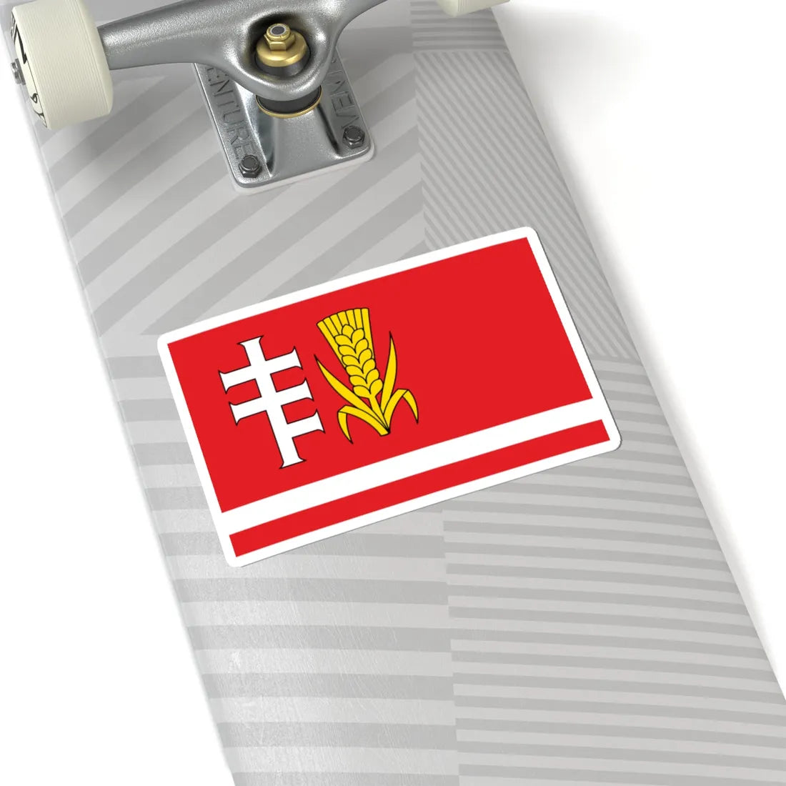 POL gmina Medrzechow flag (Poland) STICKER Vinyl Kiss-Cut Decal - The Sticker Space