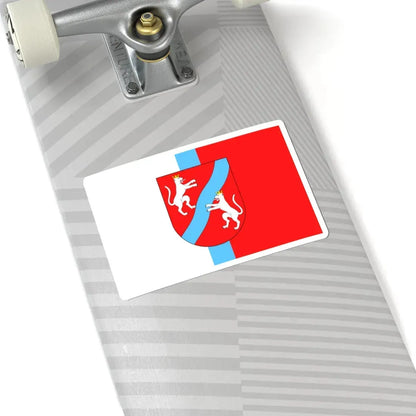 POL gmina Mełgiew flag (Poland) STICKER Vinyl Kiss-Cut Decal - The Sticker Space