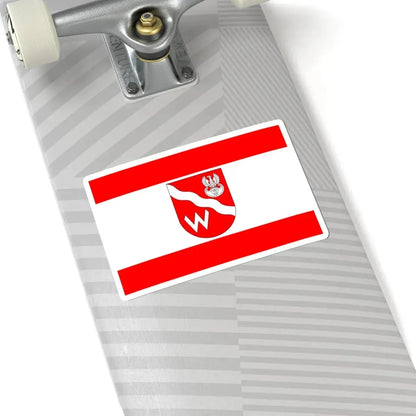 POL gmina Michałowice flag (Poland) STICKER Vinyl Kiss-Cut Decal - The Sticker Space