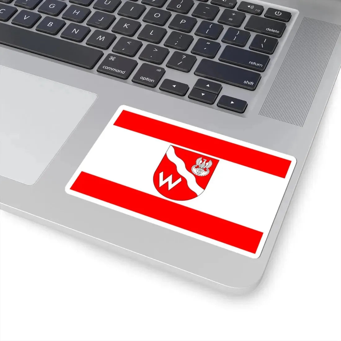POL gmina Michałowice flag (Poland) STICKER Vinyl Kiss-Cut Decal - The Sticker Space