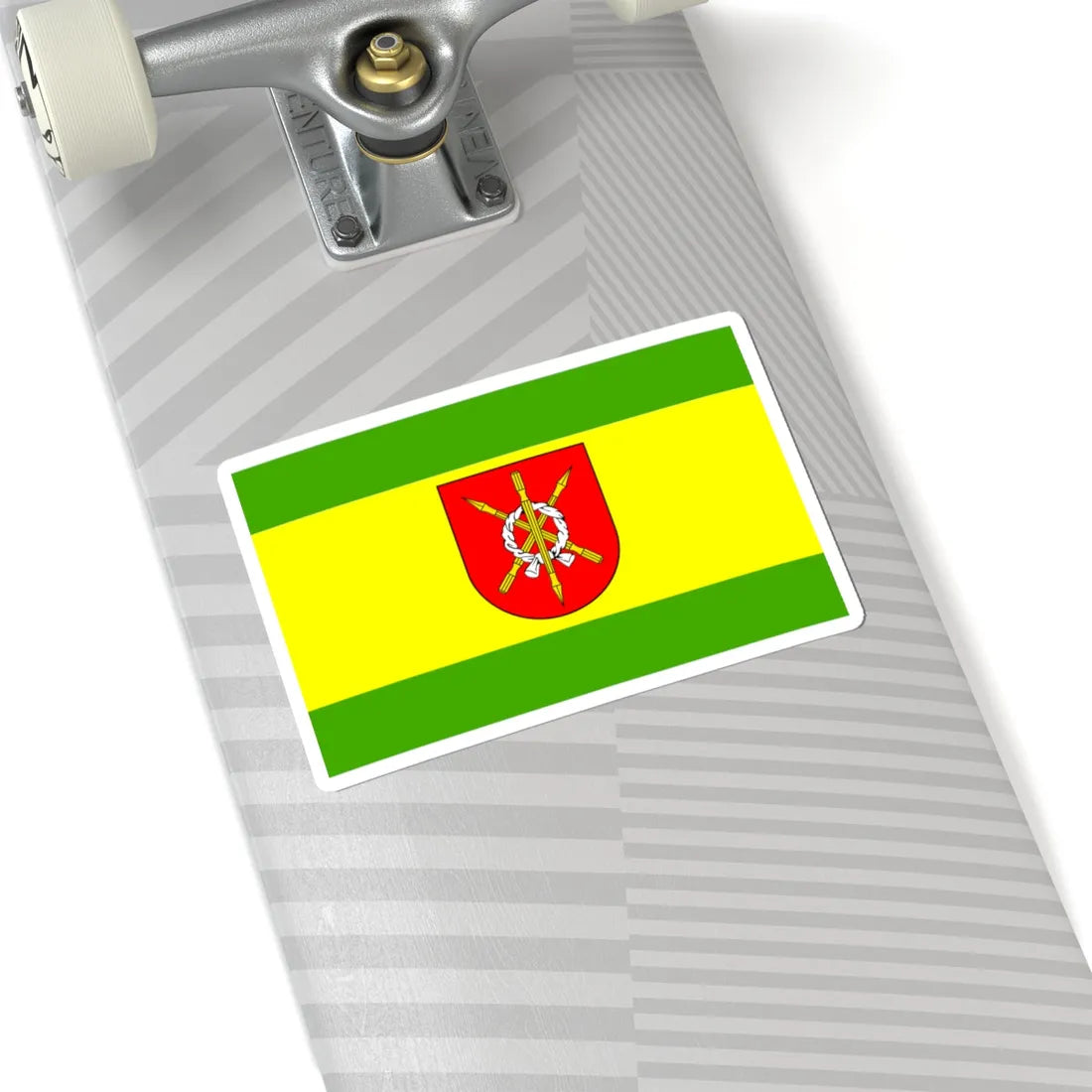 POL gmina Moszczenica flag (Poland) STICKER Vinyl Kiss-Cut Decal - The Sticker Space