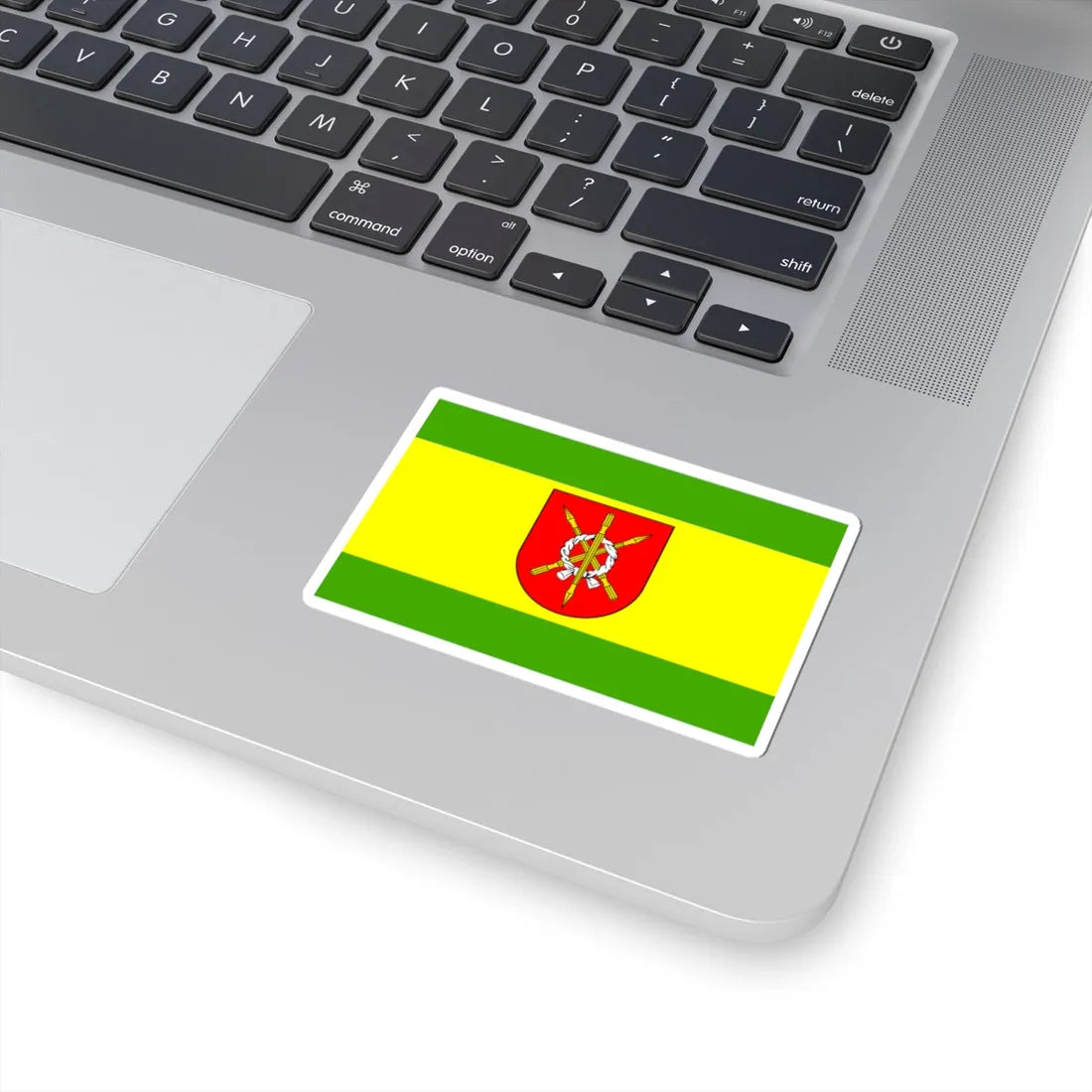 POL gmina Moszczenica flag (Poland) STICKER Vinyl Kiss-Cut Decal - The Sticker Space