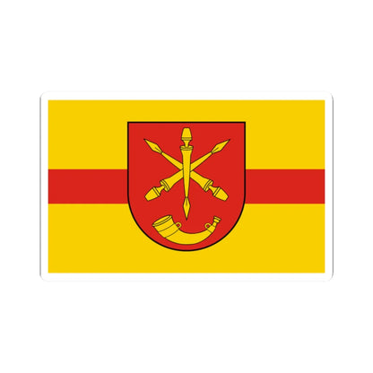 POL gmina Obsza flag (Poland) STICKER Vinyl Kiss-Cut Decal 2 Inch White - The Sticker Space