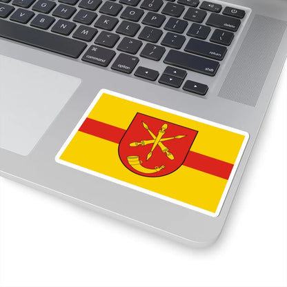 POL gmina Obsza flag (Poland) STICKER Vinyl Kiss-Cut Decal - The Sticker Space