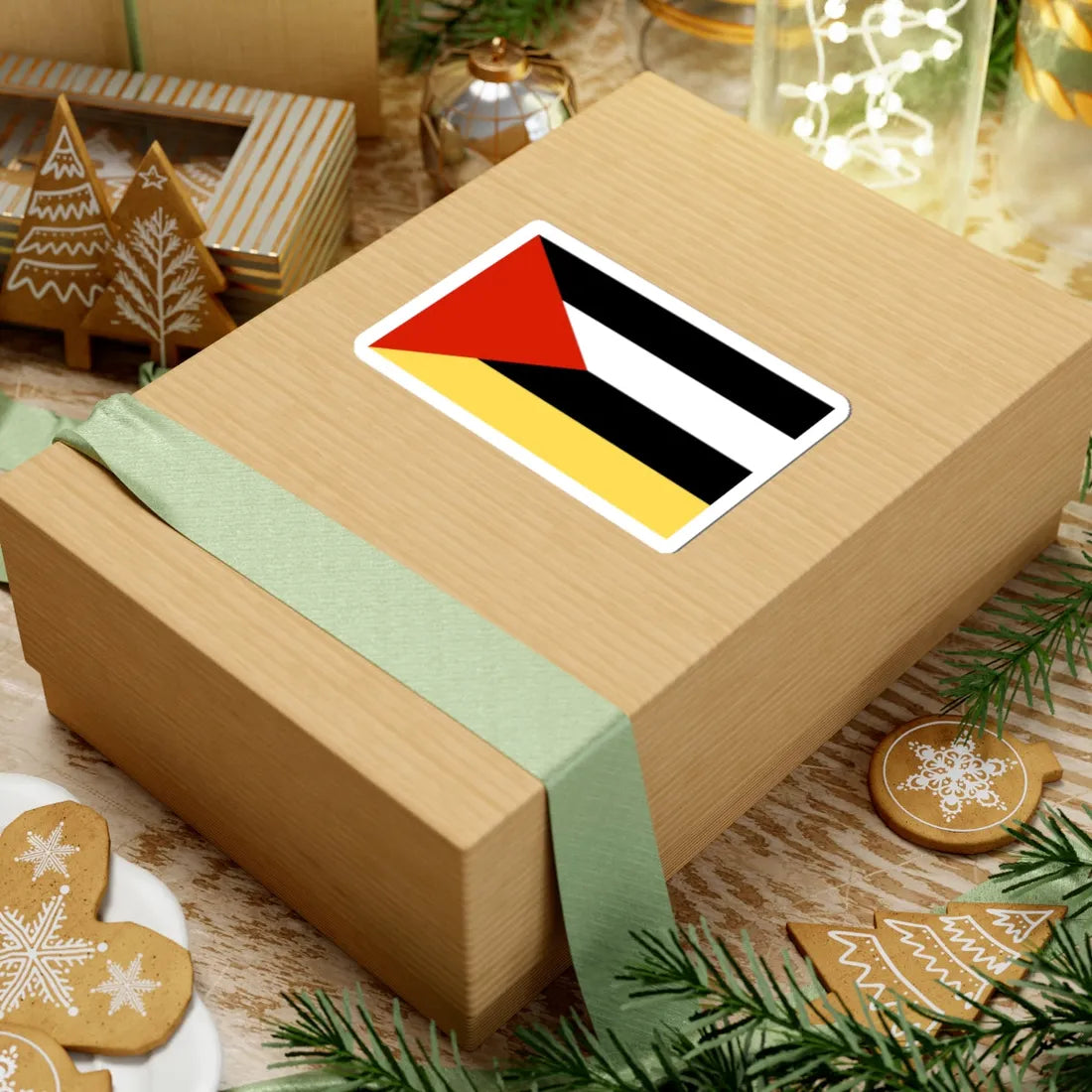 POL gmina Perzow flag (Poland) STICKER Vinyl Kiss-Cut Decal - The Sticker Space