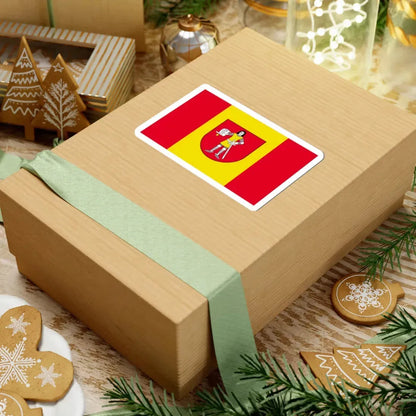 POL gmina Słaboszow flag (Poland) STICKER Vinyl Kiss-Cut Decal - The Sticker Space