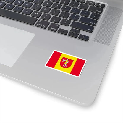 POL gmina Słaboszow flag (Poland) STICKER Vinyl Kiss-Cut Decal - The Sticker Space