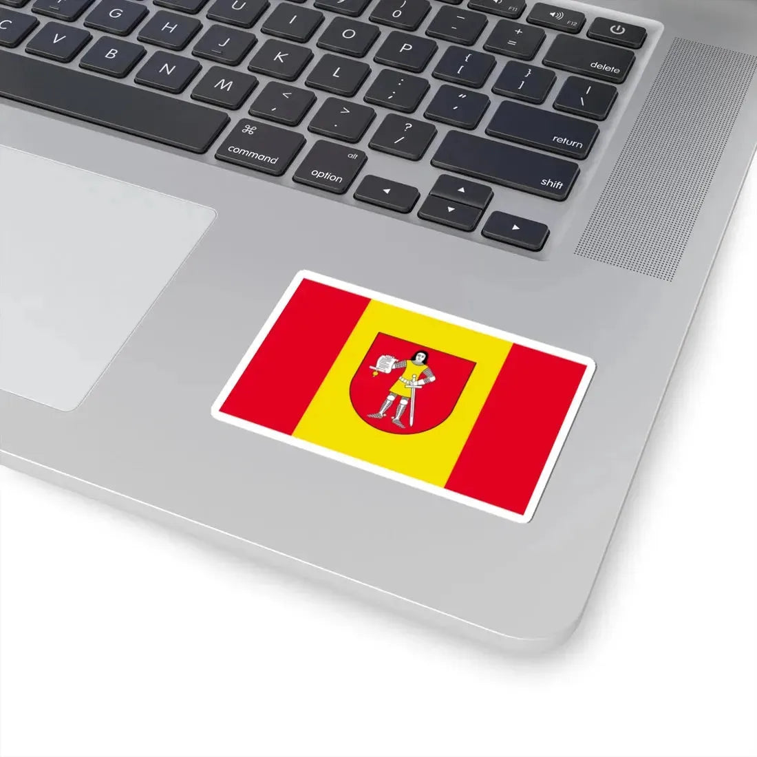 POL gmina Słaboszow flag (Poland) STICKER Vinyl Kiss-Cut Decal - The Sticker Space