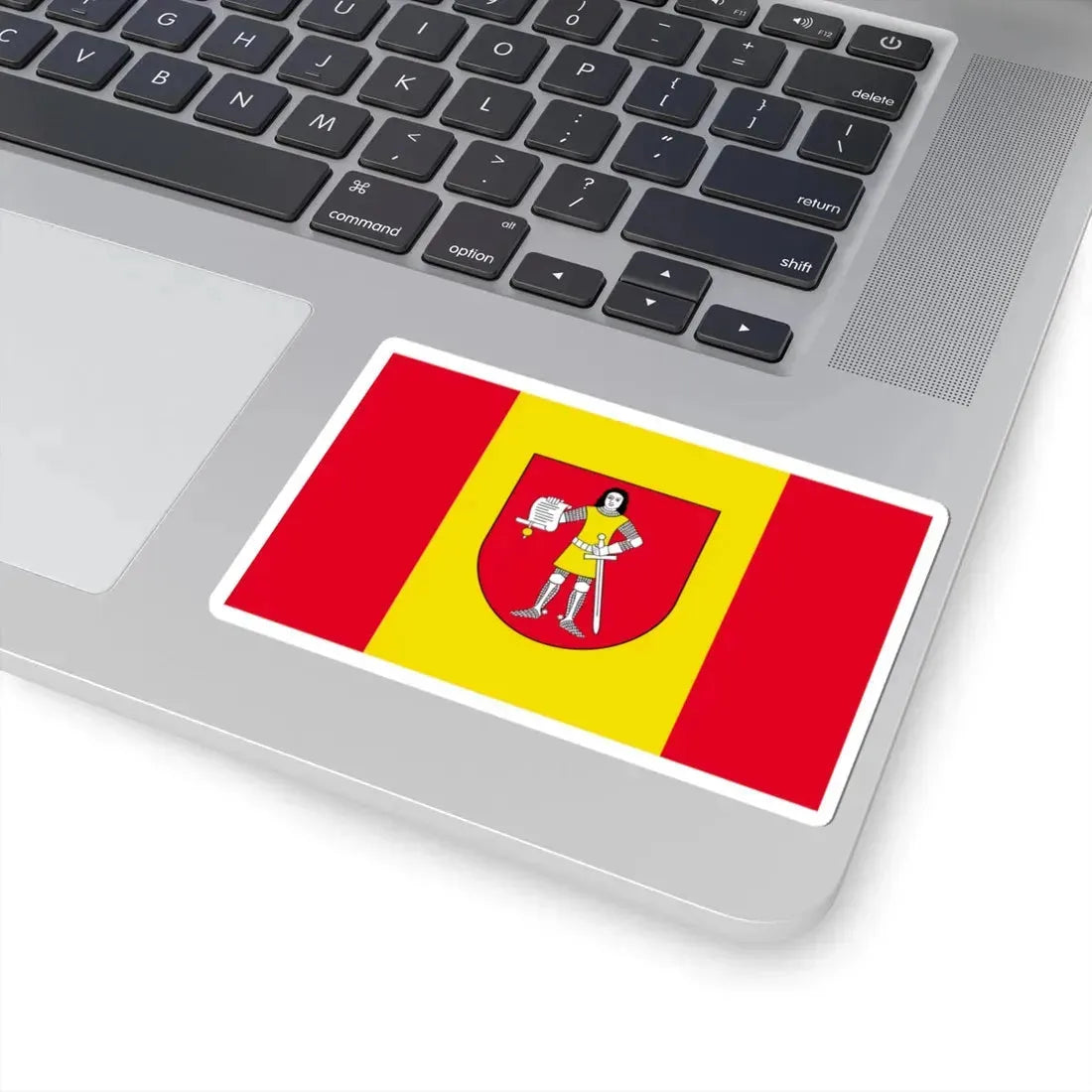 POL gmina Słaboszow flag (Poland) STICKER Vinyl Kiss-Cut Decal - The Sticker Space