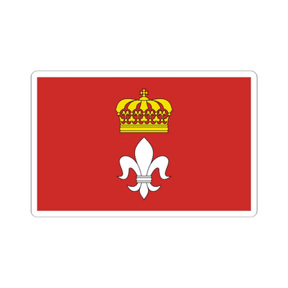 POL gmina Sieradz flag (Poland) STICKER Vinyl Kiss-Cut Decal 6 Inch White - The Sticker Space