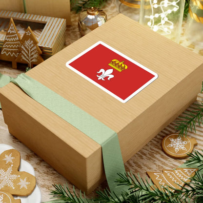 POL gmina Sieradz flag (Poland) STICKER Vinyl Kiss-Cut Decal - The Sticker Space