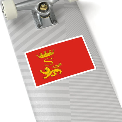 POL gmina Sierpc flag (Poland) STICKER Vinyl Kiss-Cut Decal - The Sticker Space