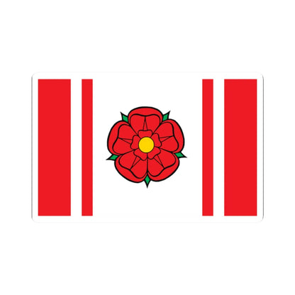 POL gmina Sochocin flag (Poland) STICKER Vinyl Kiss-Cut Decal 2 Inch White - The Sticker Space