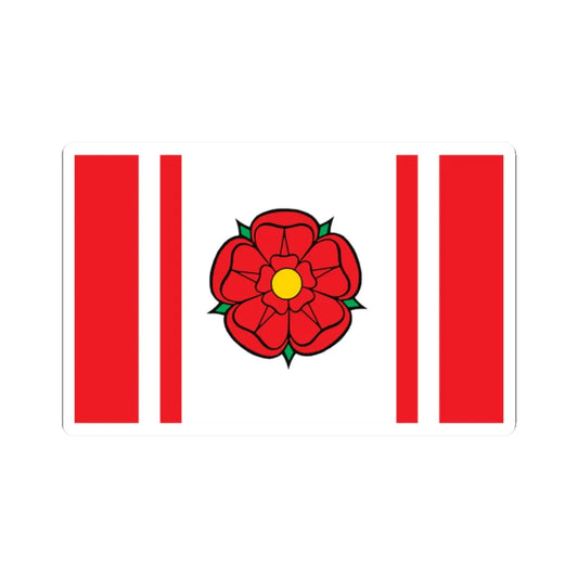 POL gmina Sochocin flag (Poland) STICKER Vinyl Kiss-Cut Decal 2 Inch White - The Sticker Space