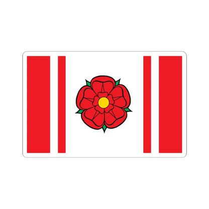 POL gmina Sochocin flag (Poland) STICKER Vinyl Kiss-Cut Decal 6 Inch White - The Sticker Space