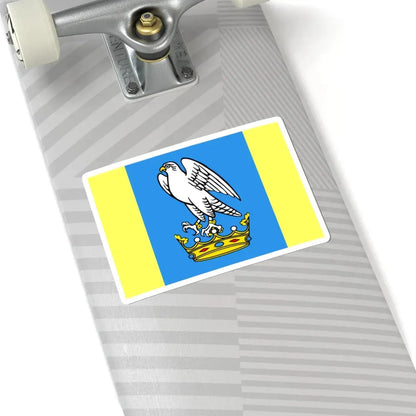 POL gmina Sokoły flag (Poland) STICKER Vinyl Kiss-Cut Decal - The Sticker Space