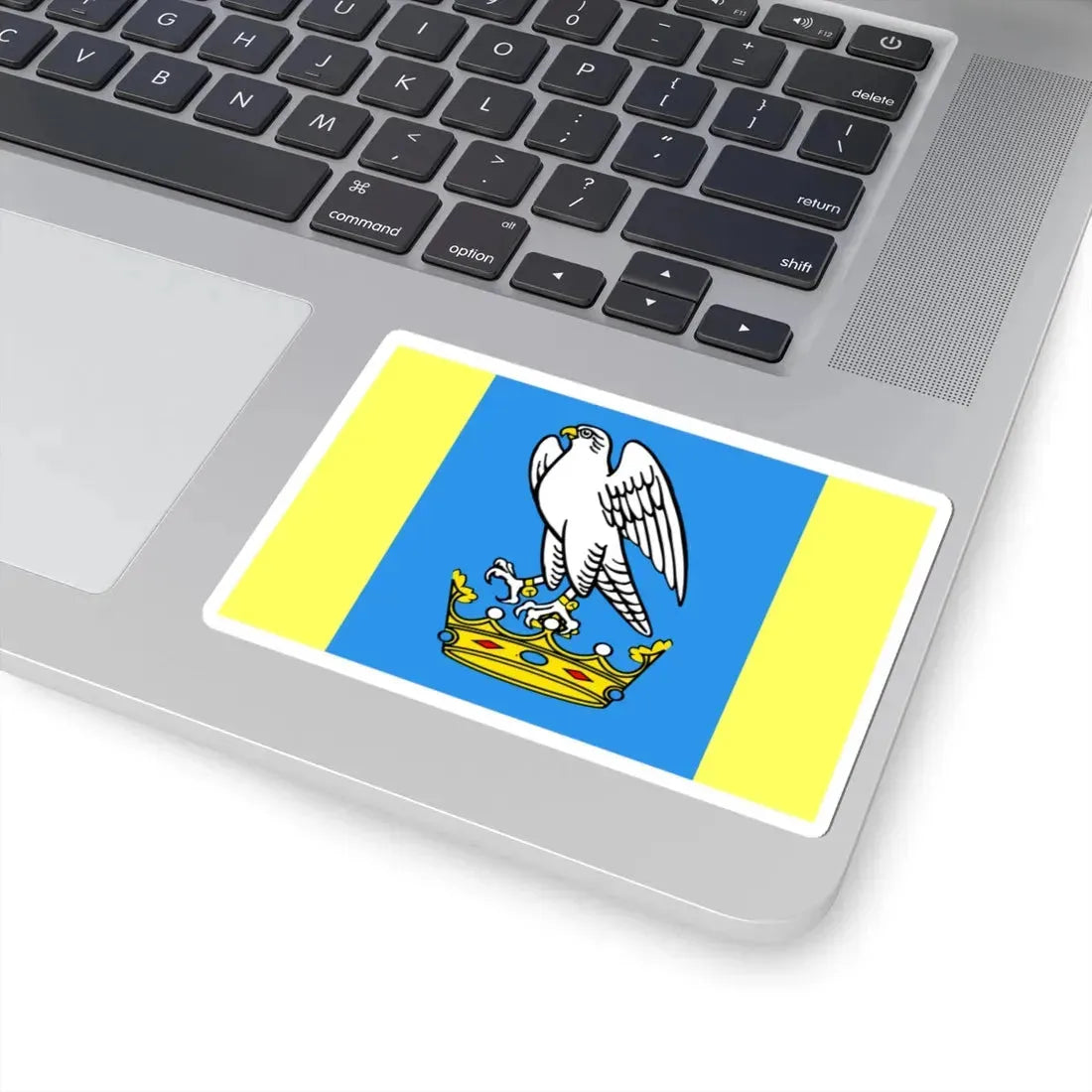 POL gmina Sokoły flag (Poland) STICKER Vinyl Kiss-Cut Decal - The Sticker Space