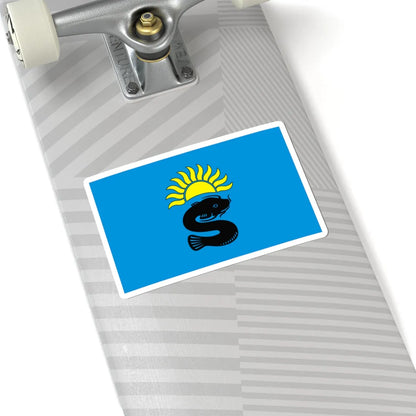 POL gmina Somianka flag (Poland) STICKER Vinyl Kiss-Cut Decal - The Sticker Space