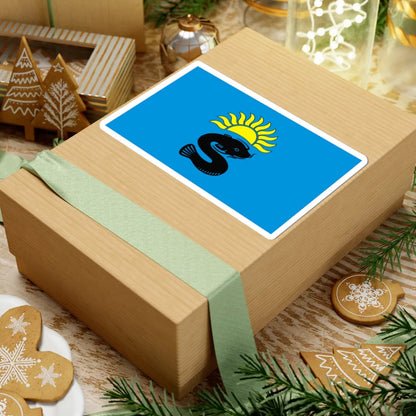 POL gmina Somianka flag (Poland) STICKER Vinyl Kiss-Cut Decal - The Sticker Space